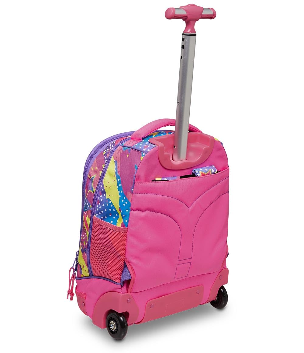mitama-trolley-run-star-e-fun-viola-33-l-con-spallacci-a-scomparsa image 4