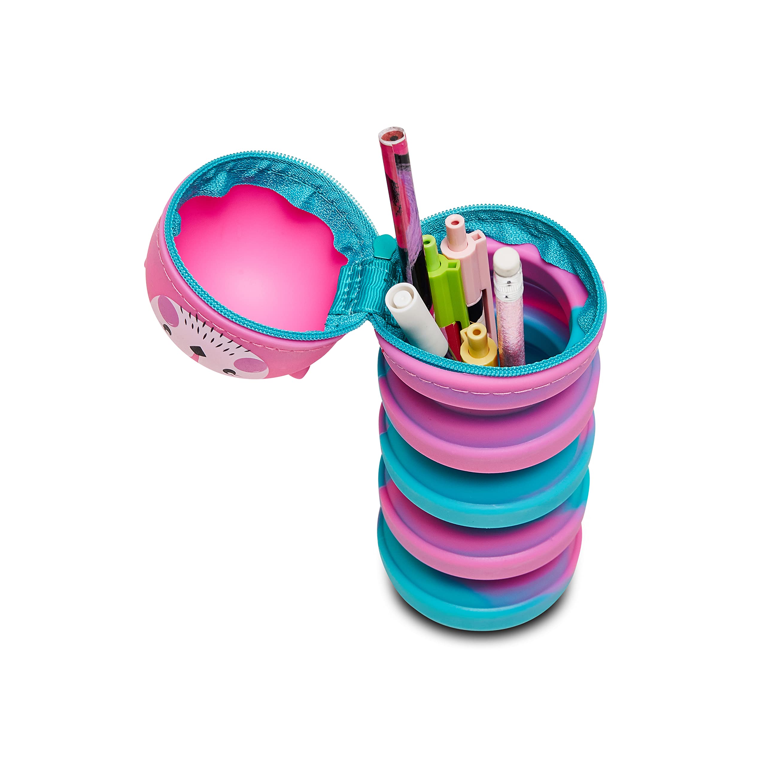 mitama-portapenne-allungabile-multicolore-animale-astuccio-scuola-con-zip image 3