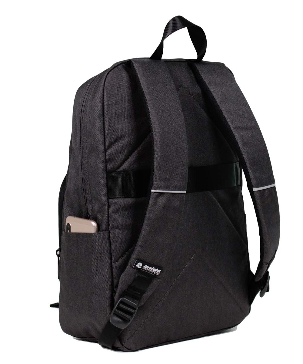 invicta-easy-medium-zaino-ufficio-nero-20-lt-porta-laptop-15-6 image 7