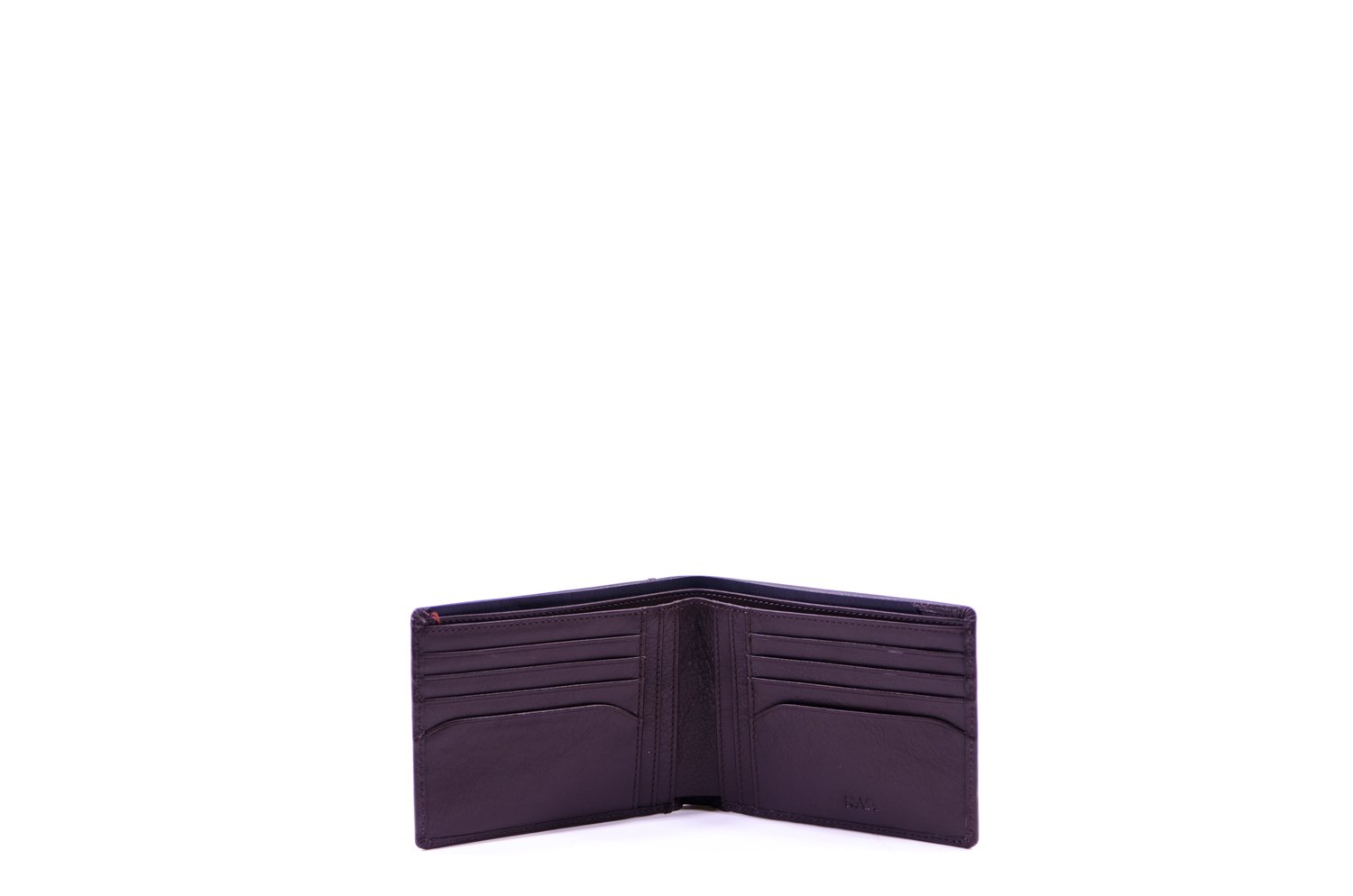 nava-design-smooth-portafoglio-uomo-8-slot-carte-in-pelle-marrone image 4