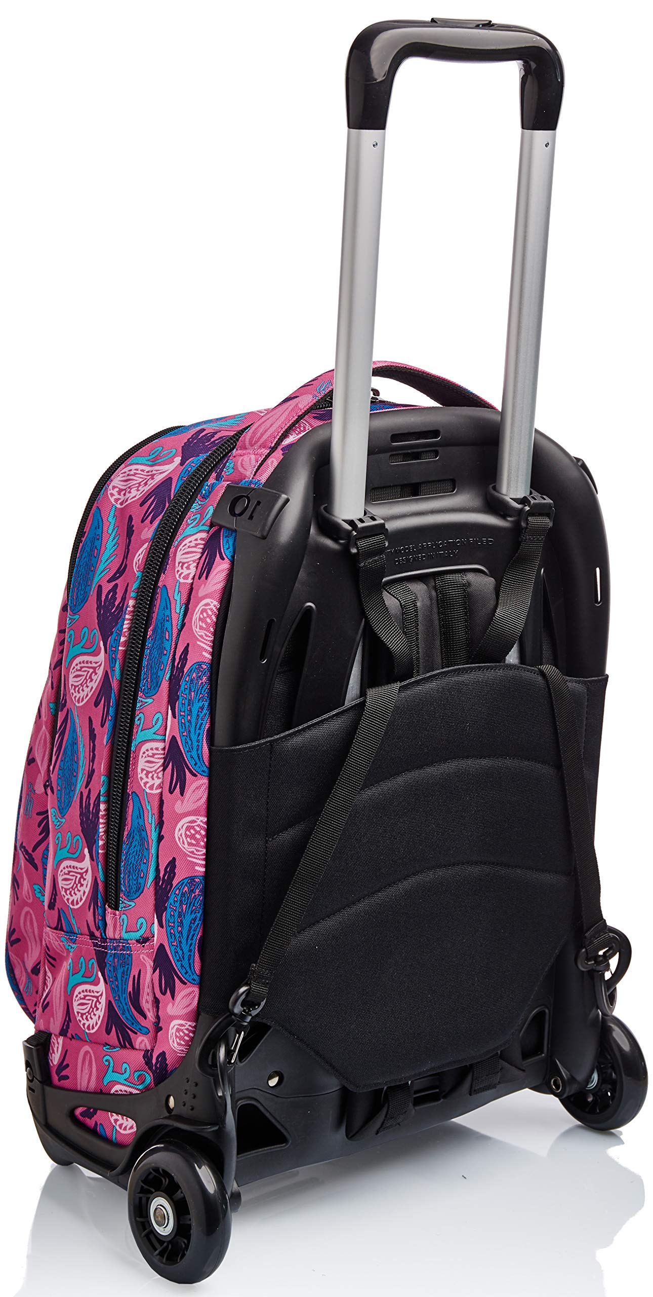invicta-trolley-scuola-tech-3-in-1-rosa-paisley-34l image 6
