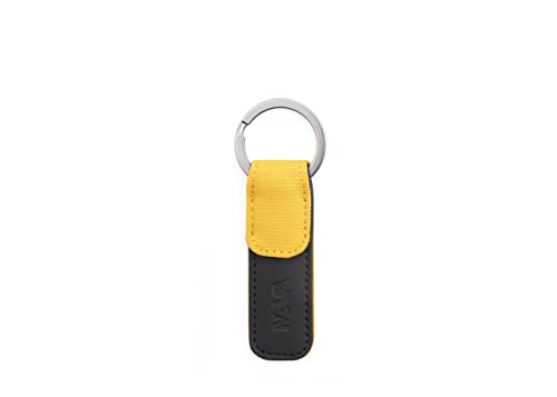nava-design-twin-portachiavi-piatto-tessuto-m-lange-giallo-10-x-3-cm image 5