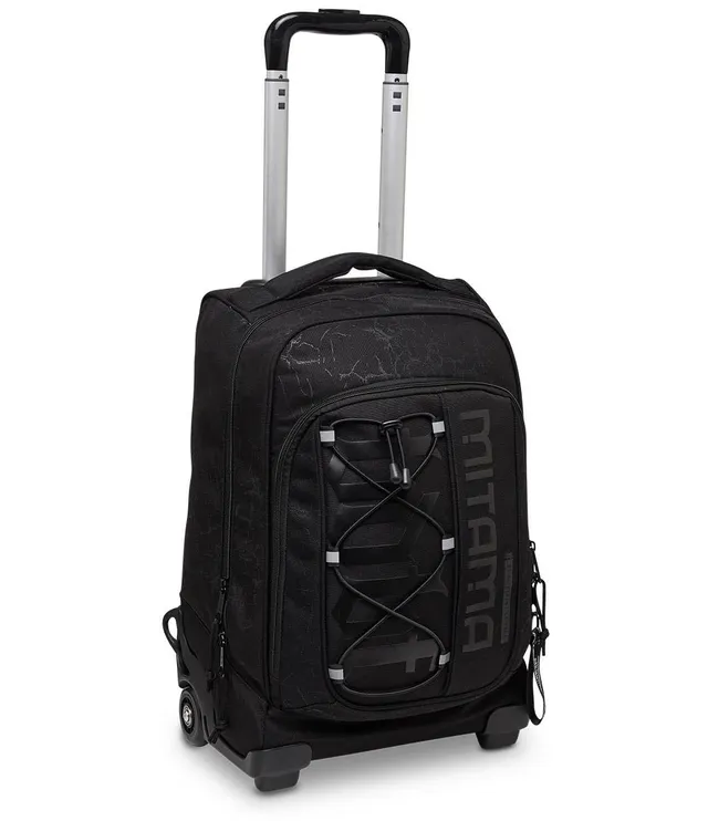 mitama-dr-trolley-bdbf-black-cracks-zaino-trolley-nero-doppio-scomparto image 1