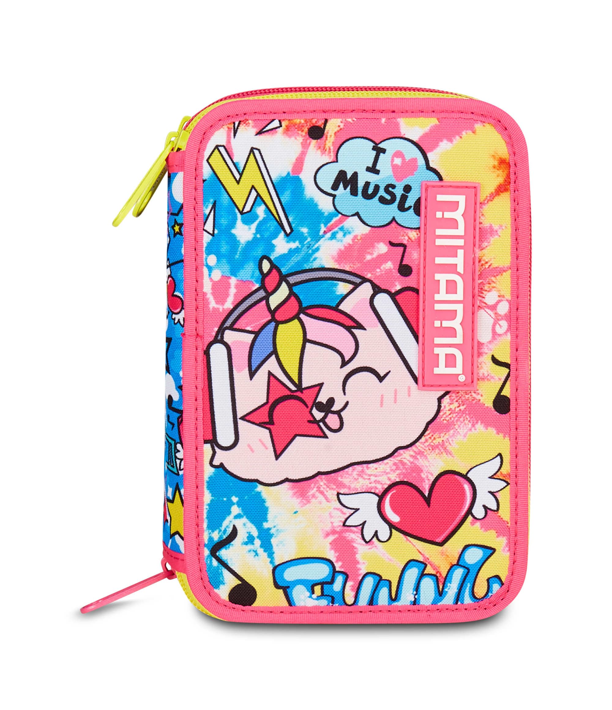 mitama-triplo-catrock-astuccio-scuola-3-scomparti-da-47-pz-completo image 1