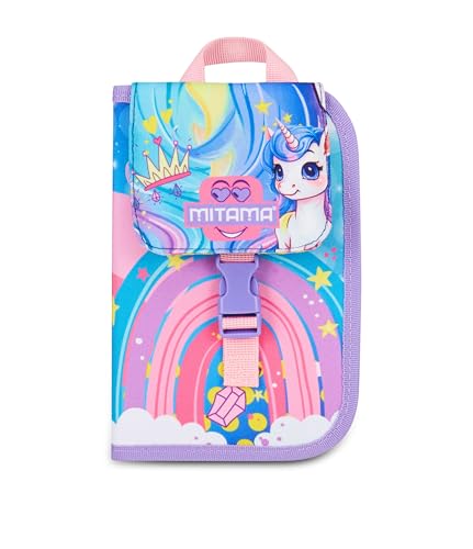 mitama-astuccio-scuola-4-zip-lilla-portapenne-triplo-scomparto-completo image 8