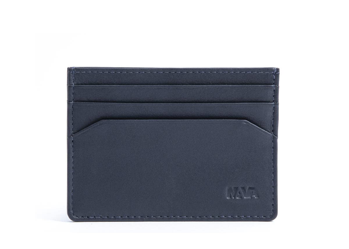 nava-design-smooth-porta-carte-in-pelle-blu-7x10-cm-per-4-carte image 1
