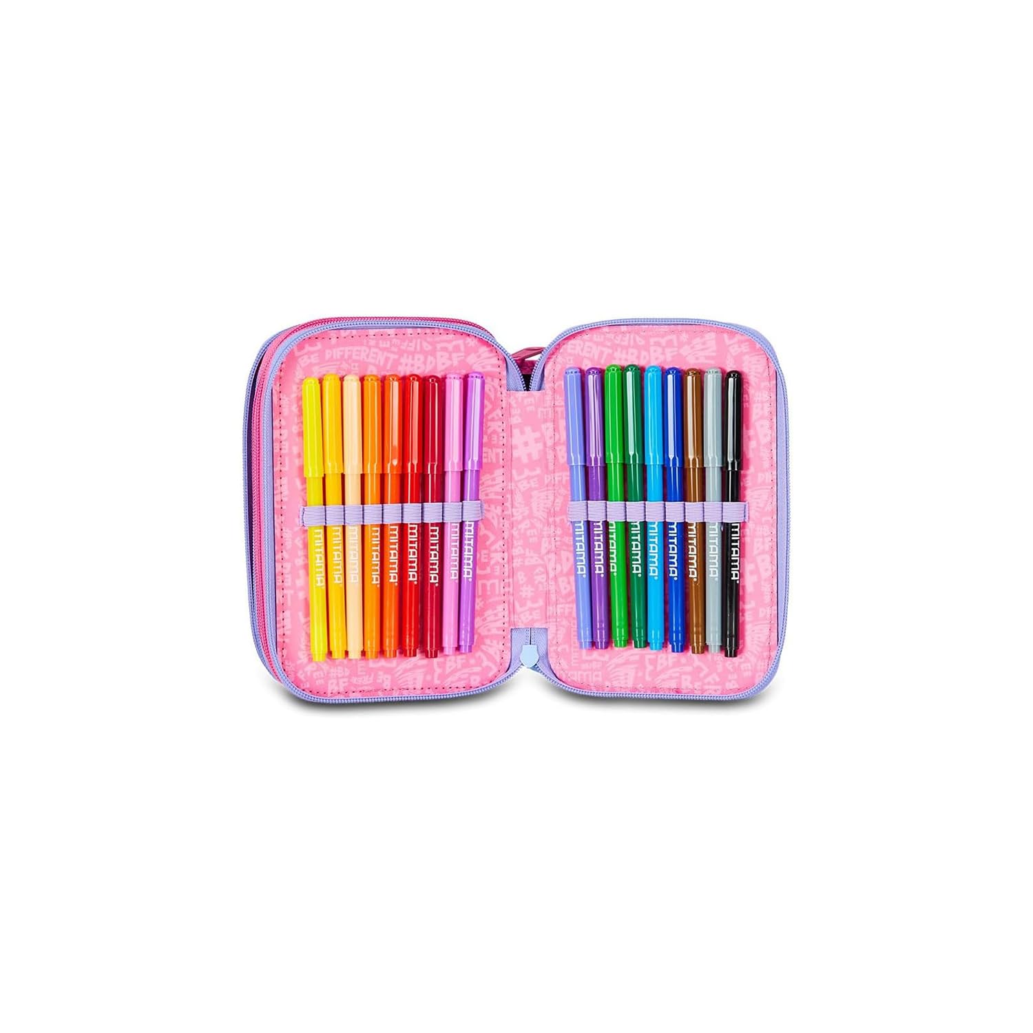 mitama-triplo-tie-music-astuccio-scuola-3-scomparti-47-pz image 5