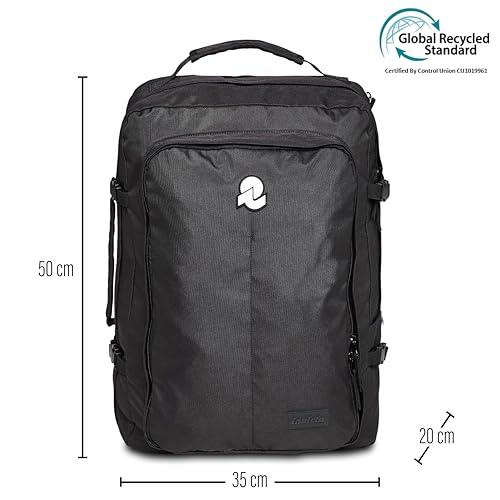 invicta-freeway-zaino-viaggio-bagaglio-a-mano-35x50x20-cm-41l-nero image 6