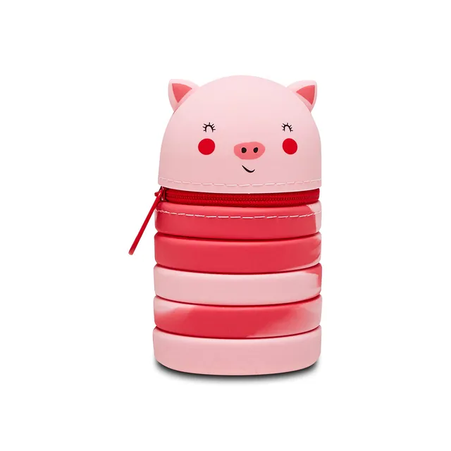 mitama-astuccio-portapenne-allungabile-multicolore-animale-con-zip-salvaspazio image 1