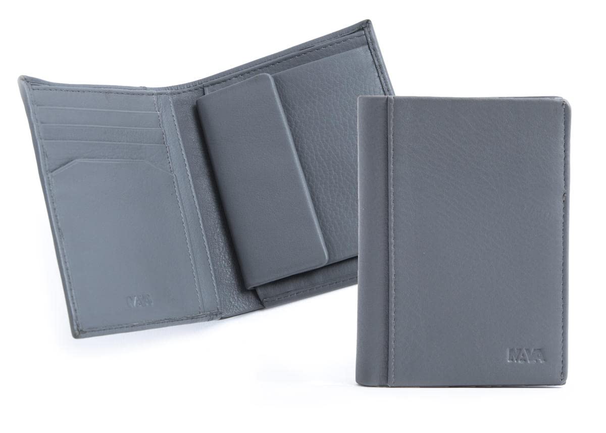 nava-design-smooth-portafoglio-verticale-uomo-in-pelle-5-carte-portamonete-blu-1 image 4