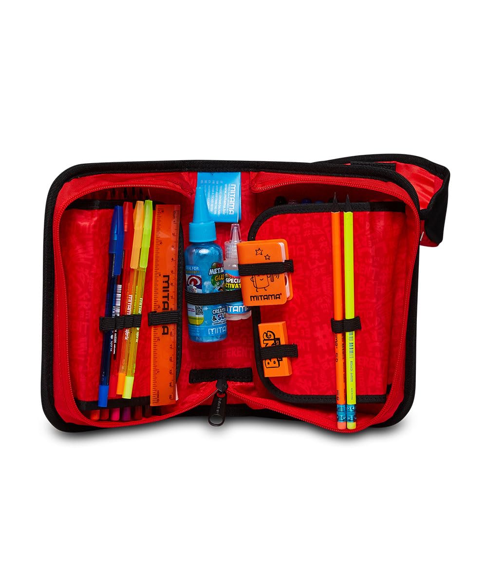 mitama-astuccio-scuola-1-zip-upside-creatures-multicolore-43-pz-incluso image 3