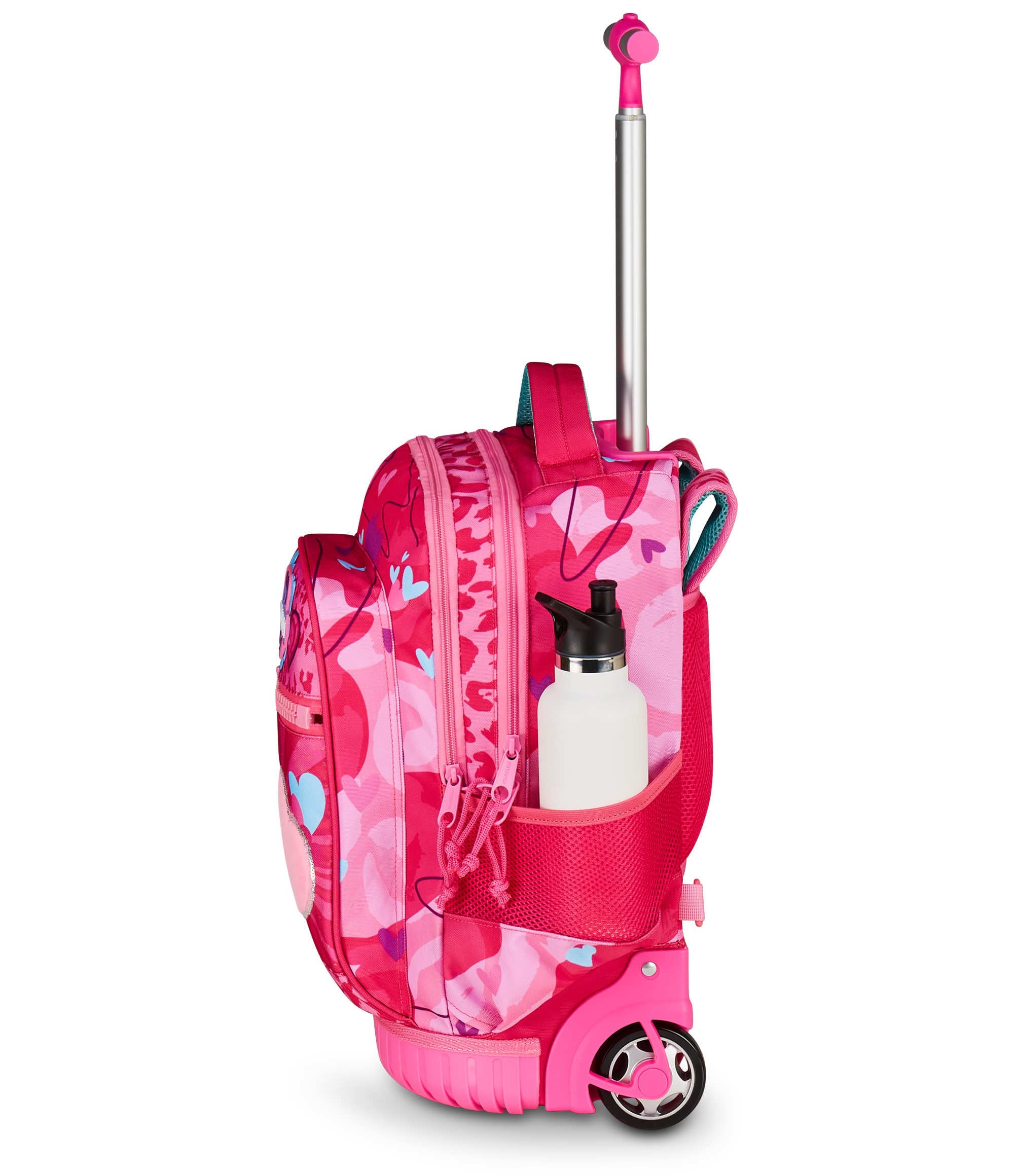 mitama-furrypink-trolley-run-maxi-doppio-scomparto-fucsia image 3