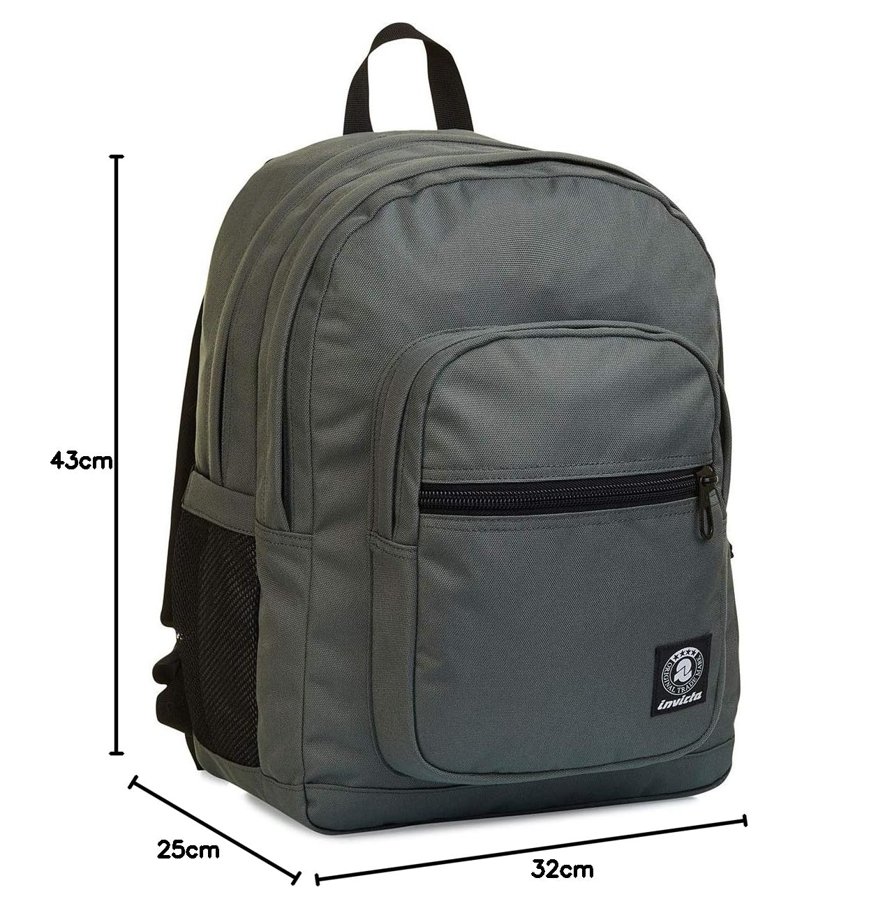 invicta-jelek-plain-zaino-scuola-38-l-con-vano-pc-32x43x25-cm image 7