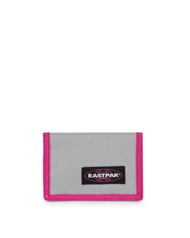 eastpak-crew-portafoglio-compatto-a-tre-ante-kontrast-grey-pink image 1