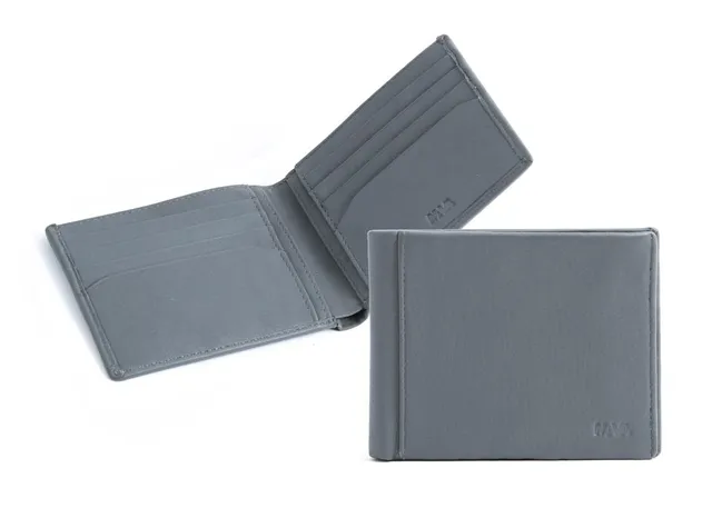 nava-design-smooth-portafoglio-uomo-in-pelle-8-cc-grigio-10-x-13-cm image 1