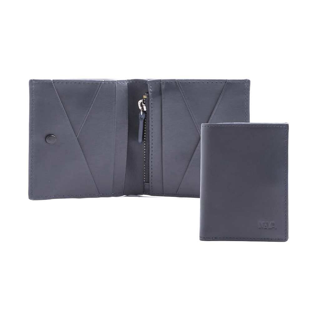 nava-design-metric-portafoglio-uomo-pelle-rfid-5-cc-zip-grigio-giallo-10-x-8-cm image 7