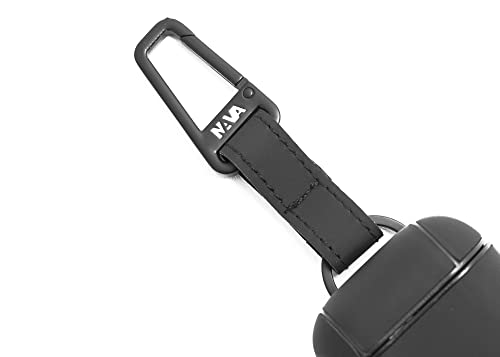 nava-design-combo-custodia-per-airpods-nera-4-x-5-cm-con-moschettone image 5