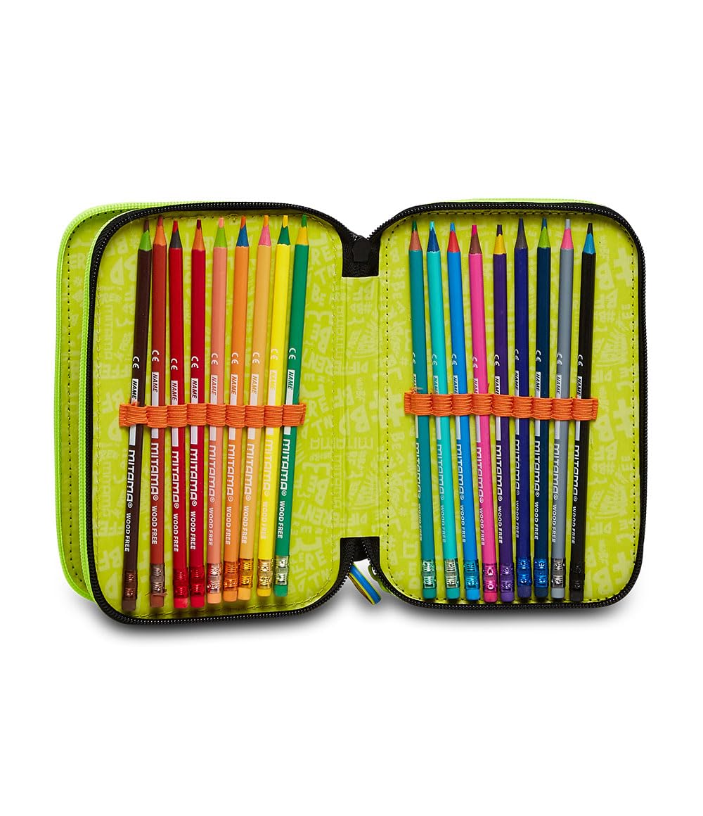 mitama-super-triplo-cool-bro-astuccio-scuola-3-scomparti-da-47-pezzi-nero image 4