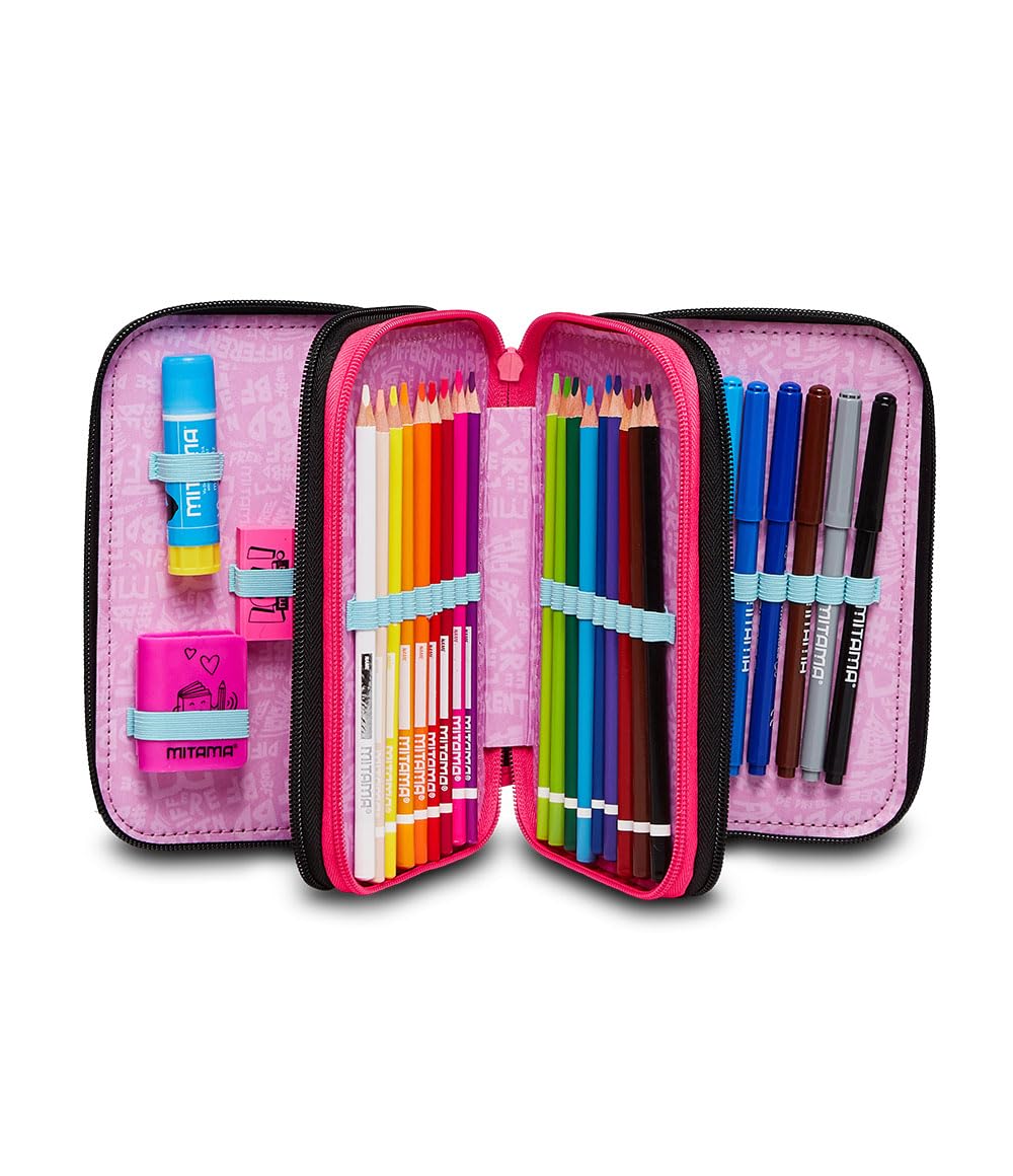 mitama-astuccio-triplo-fly-high-nero-3-scomparti-completo-47-pezzi image 2
