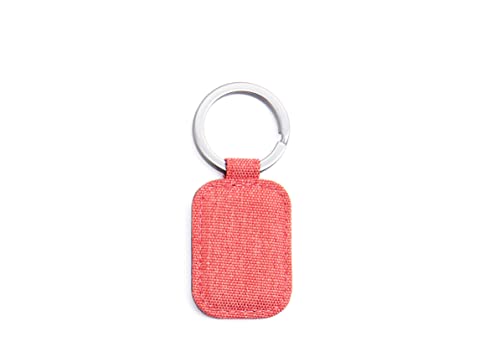 nava-design-twin-portachiavi-ovale-pu-e-tessuto-9-x-3-cm-rosso-corallo image 5