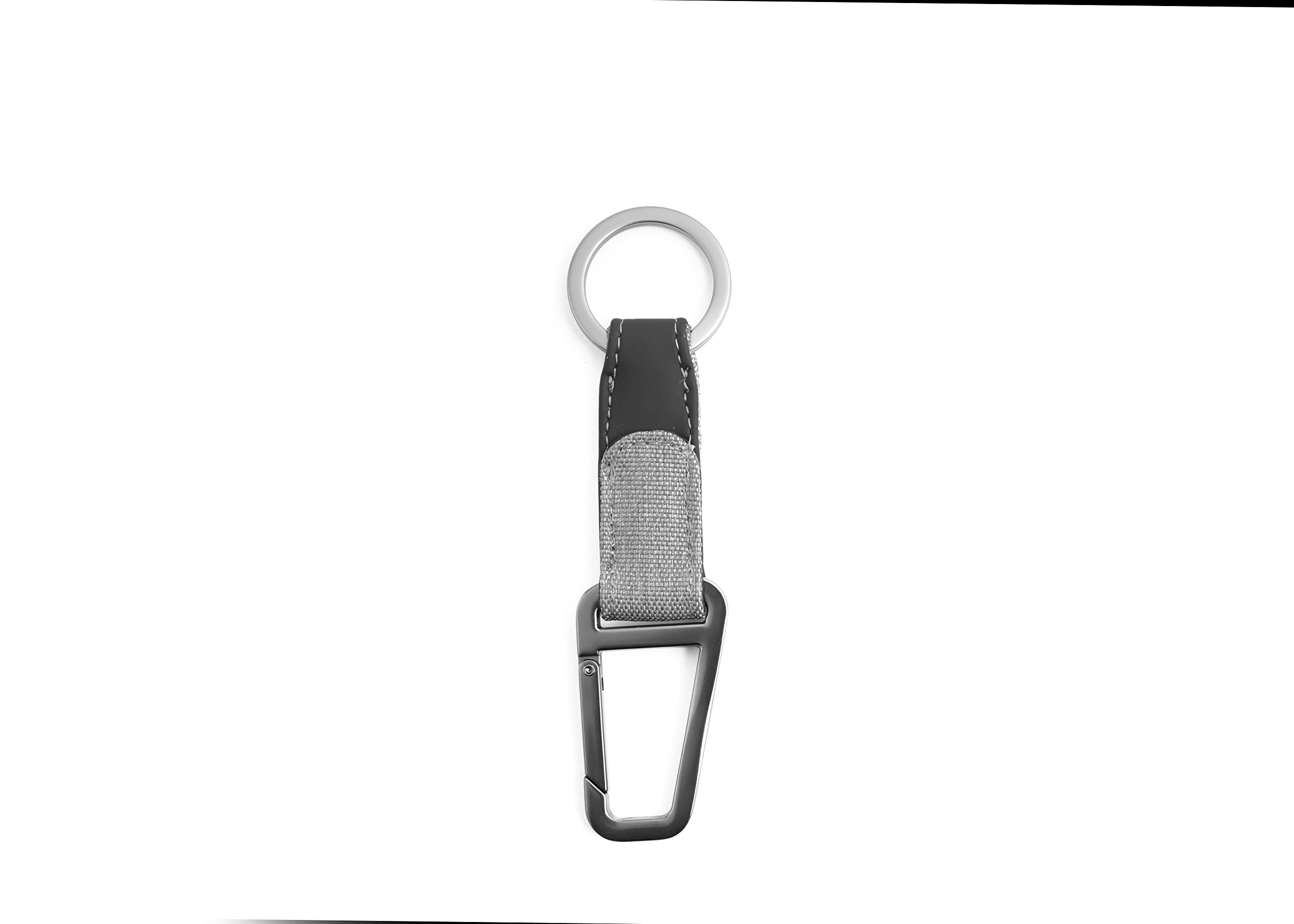 nava-design-twin-portachiavi-con-anello-e-moschettone-13-x-3-cm-grigio image 2