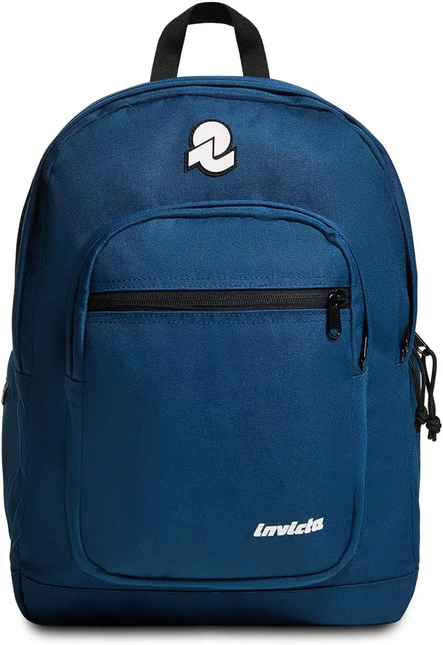invicta-jelek-plain-zaino-scuola-38-l-con-scomparto-pc-14-blu-scuro image 1