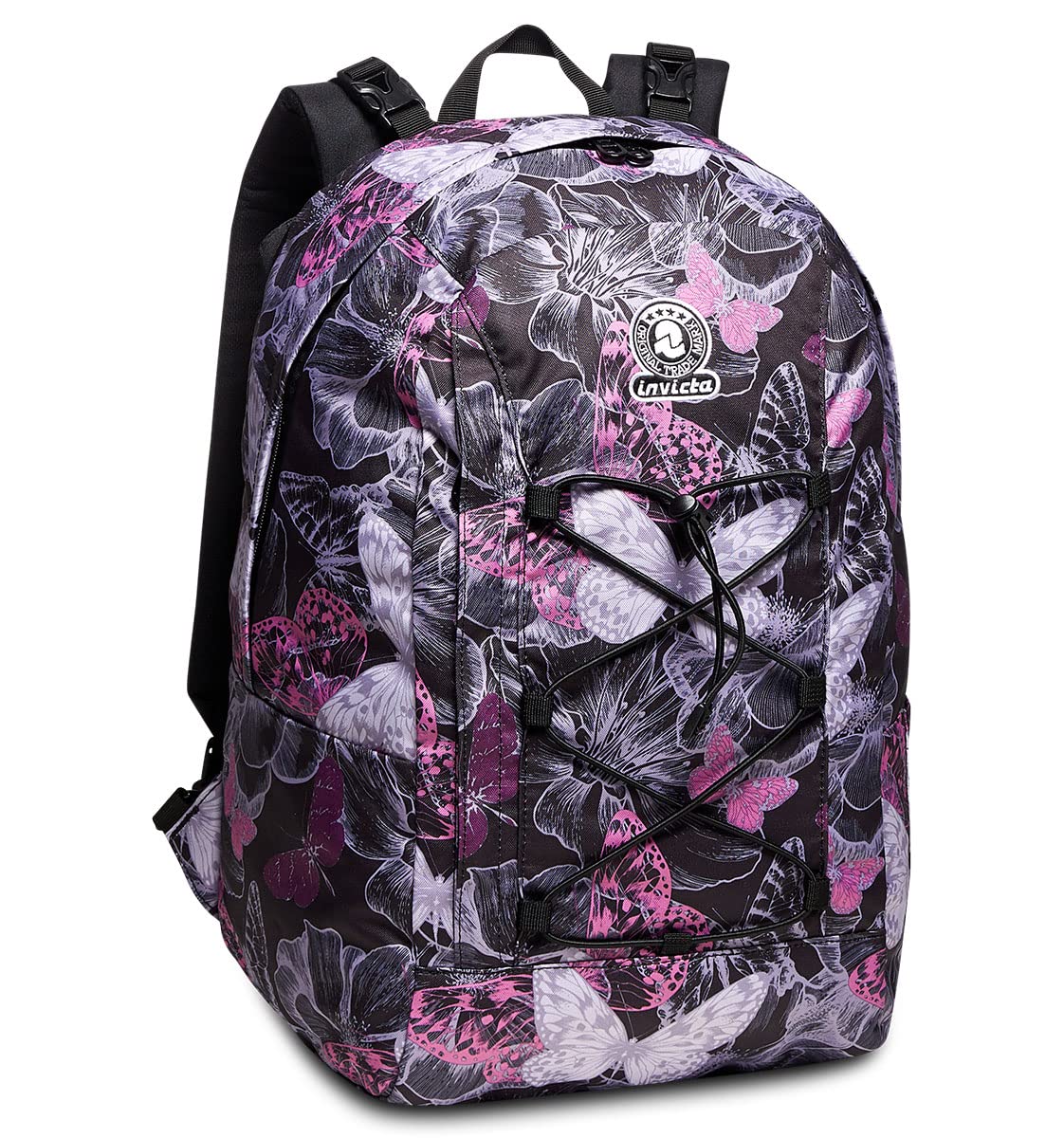 invicta-zaino-reversibile-twist-rosa-e-nero-27-lt-2-in-1 image 1