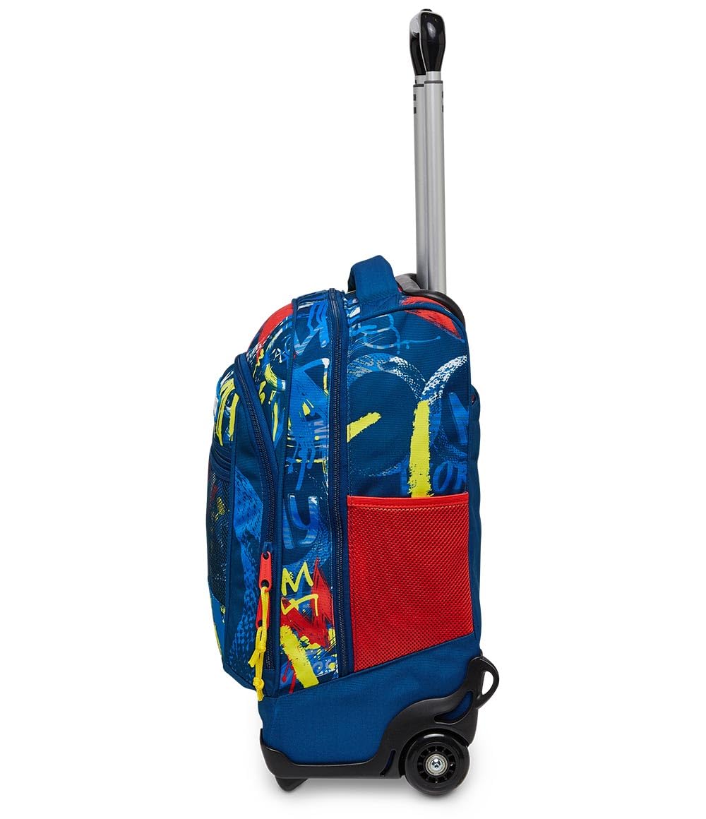 mitama-dr-trolley-junior-street-life-blu-trolley-scuola-doppio-scomparto image 8