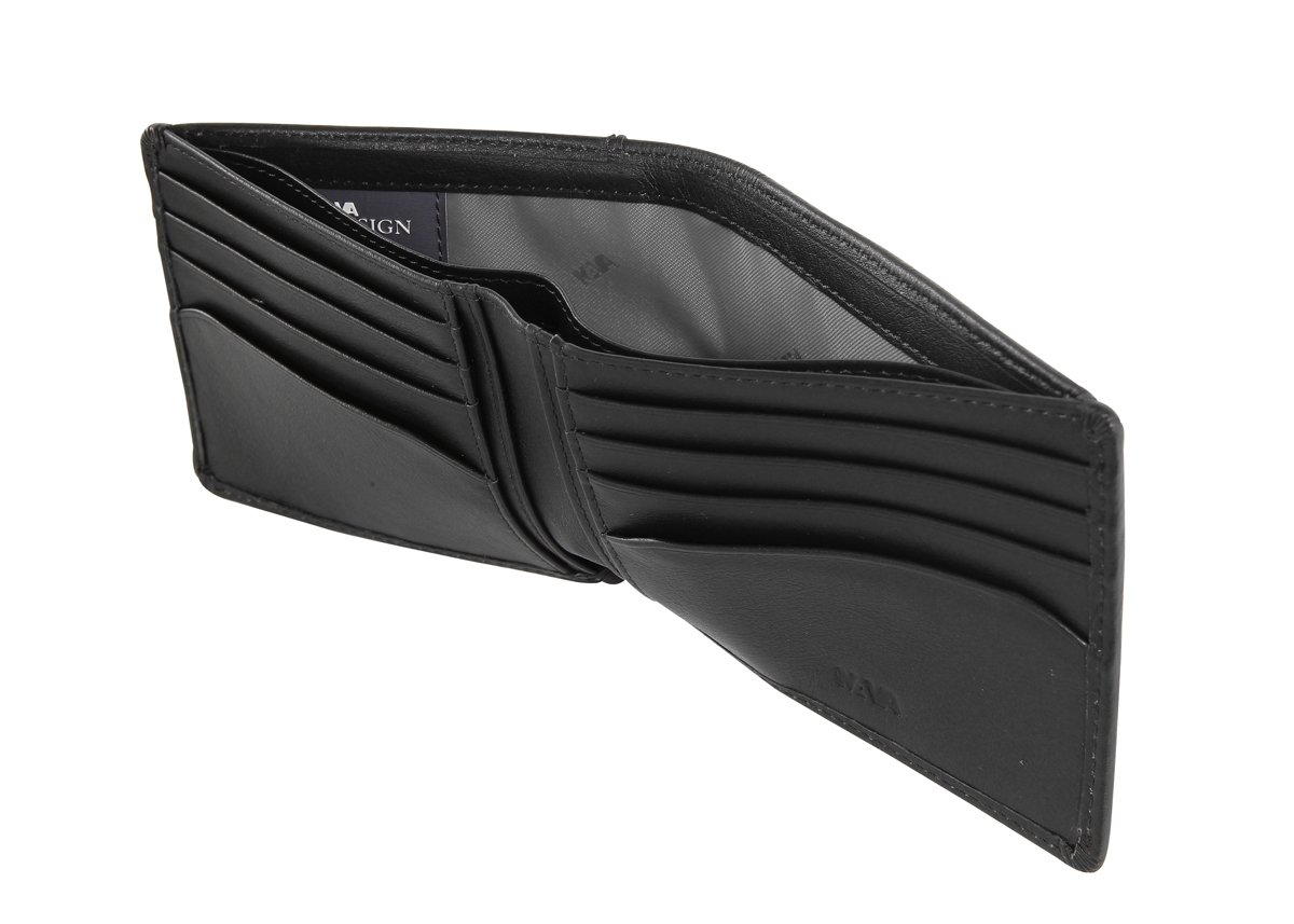 nava-design-smooth-portafoglio-uomo-slim-8-slot-portamonete-nero-con-bottone image 3