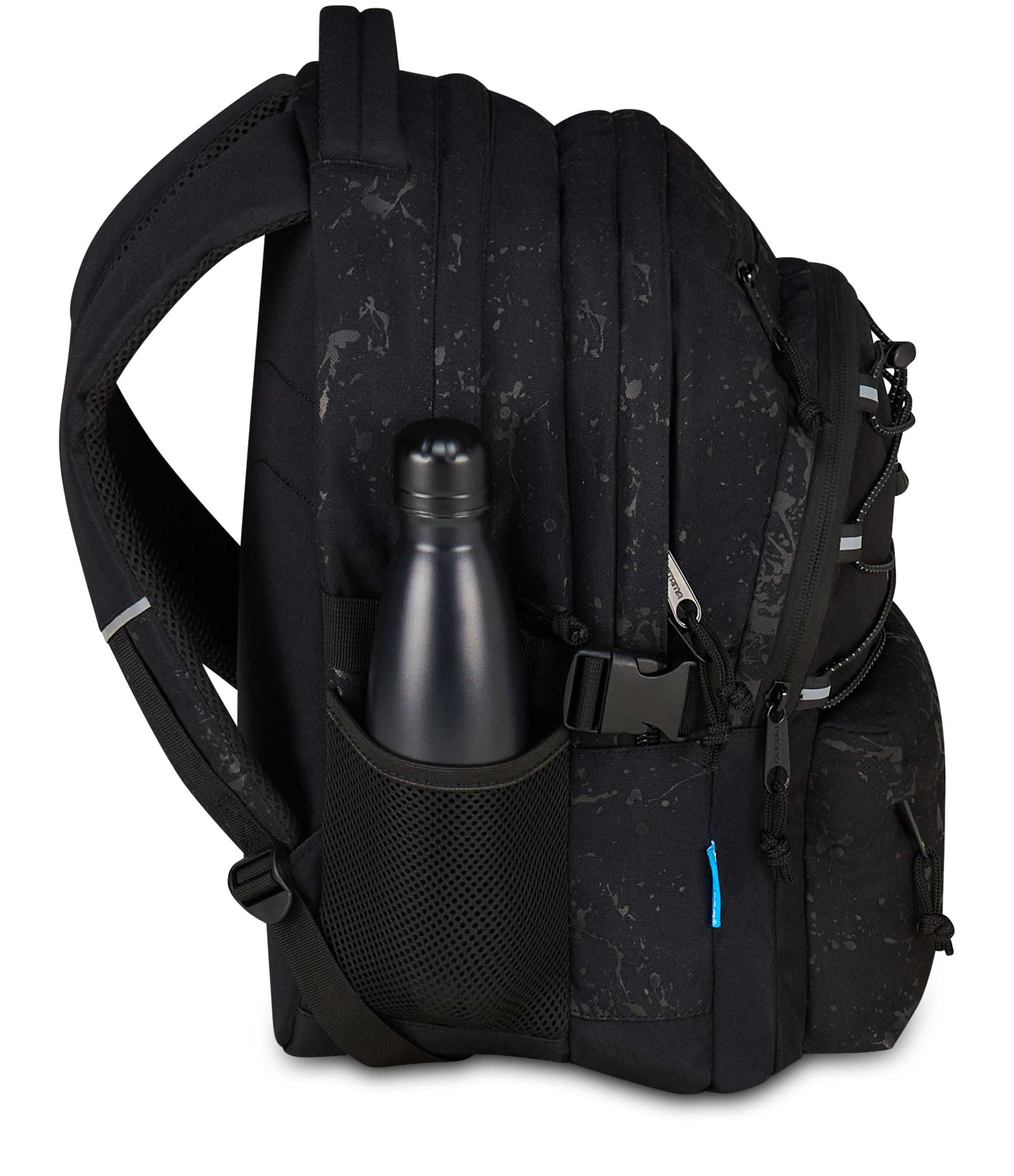 mitama-bdbf-black-splash-zaino-scuola-triplo-scomparto-nero-con-usb image 3