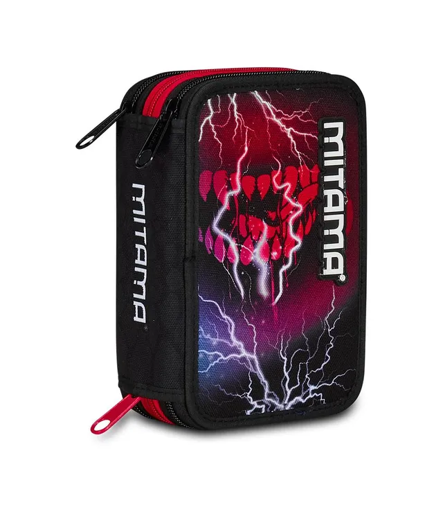 mitama-triplo-monster-bite-astuccio-scuola-3-scomparti-47-pezzi image 1