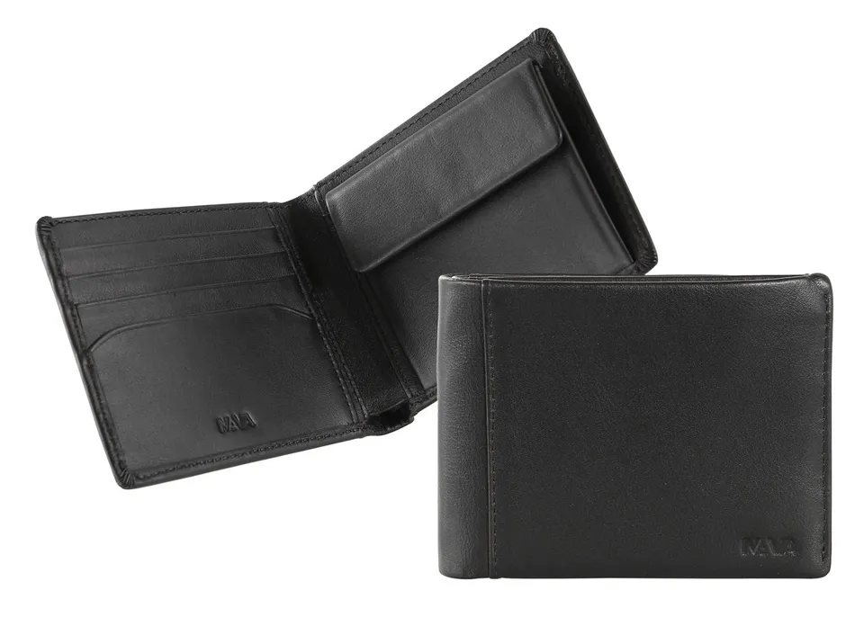 nava-design-smooth-portafoglio-uomo-slim-nero-4-slot-carte-con-monete image 1