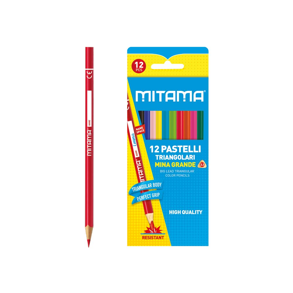 mitama-pastelli-colorati-triangolari-laccati-astuccio-da-12-pezzi image 1