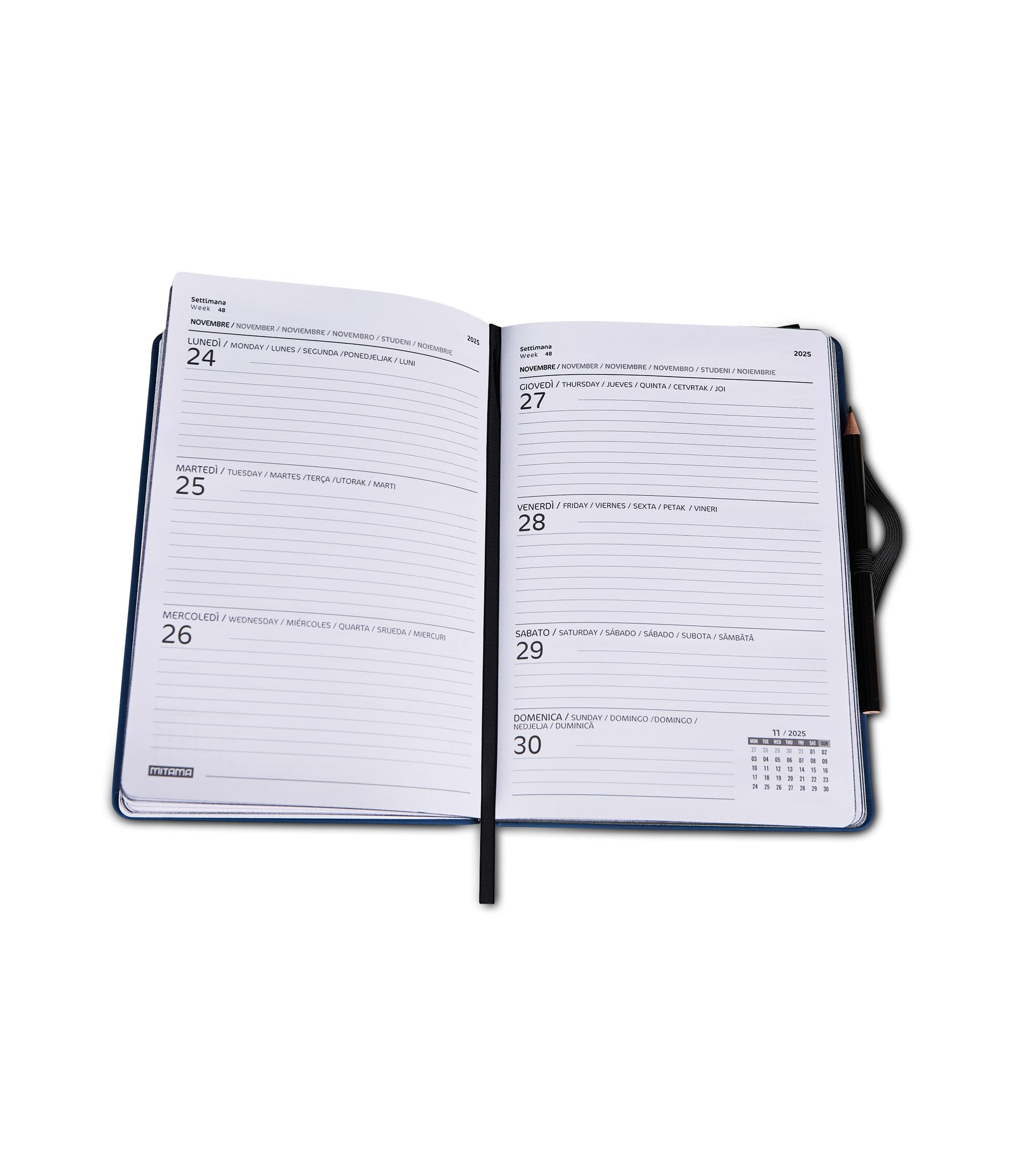 mitama-agenda-settimanale-2026-blu-18-mesi-15x21-cm-copertina-rigida image 3