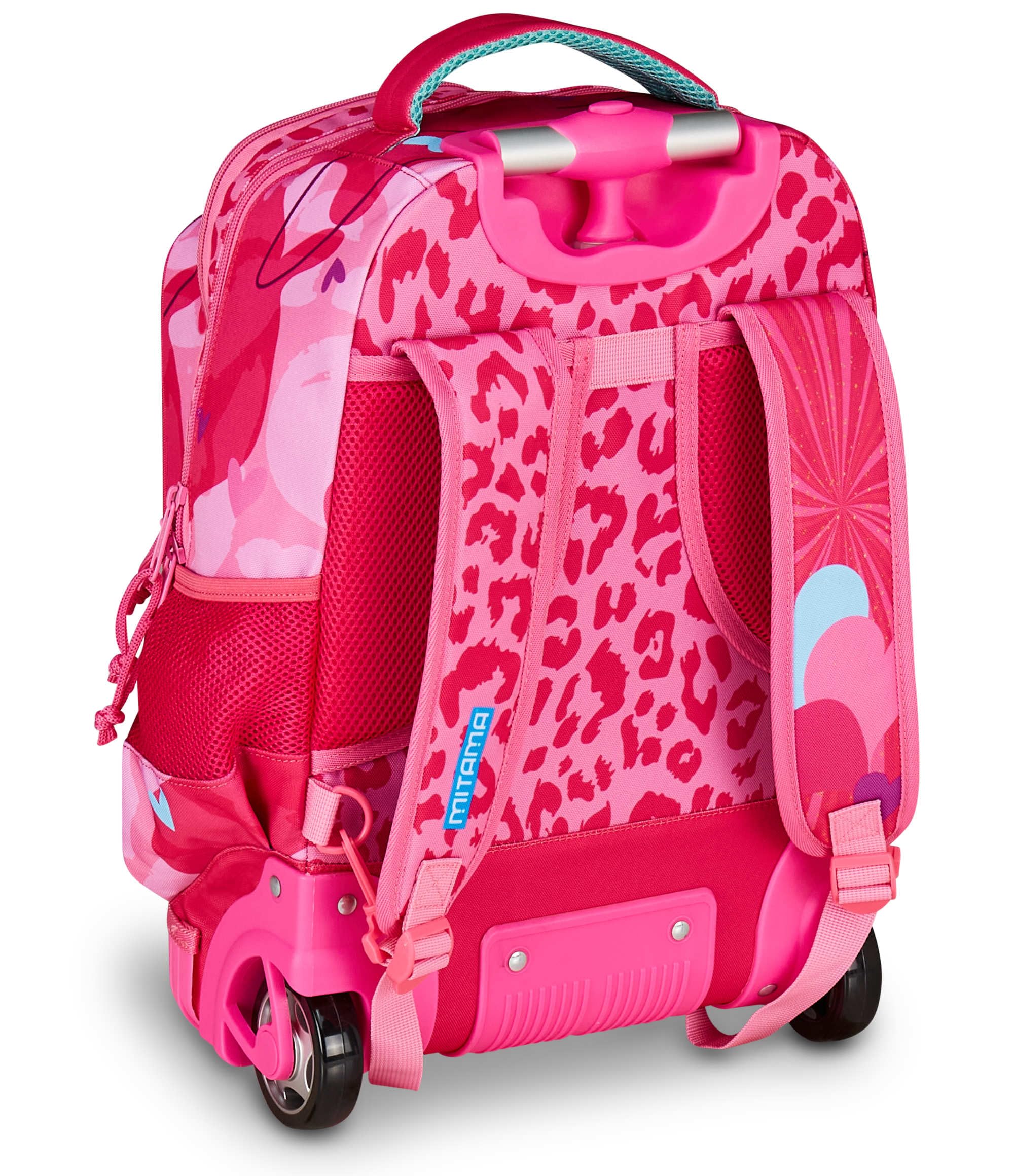 mitama-furrypink-trolley-run-maxi-doppio-scomparto-fucsia image 4