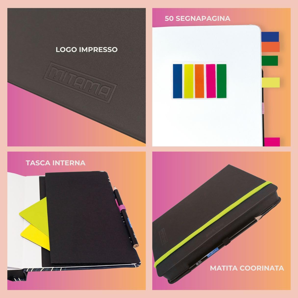 mitama-agenda-giornaliera-2026-champagne-beige-15x21-cm-con-matita image 7