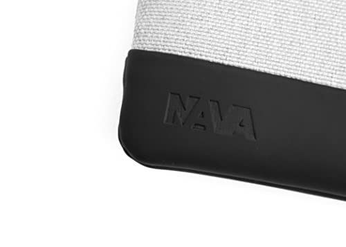 nava-design-twin-astuccio-con-zip-e-portachiavi-a-catena-bianco-7x12x1-cm image 7