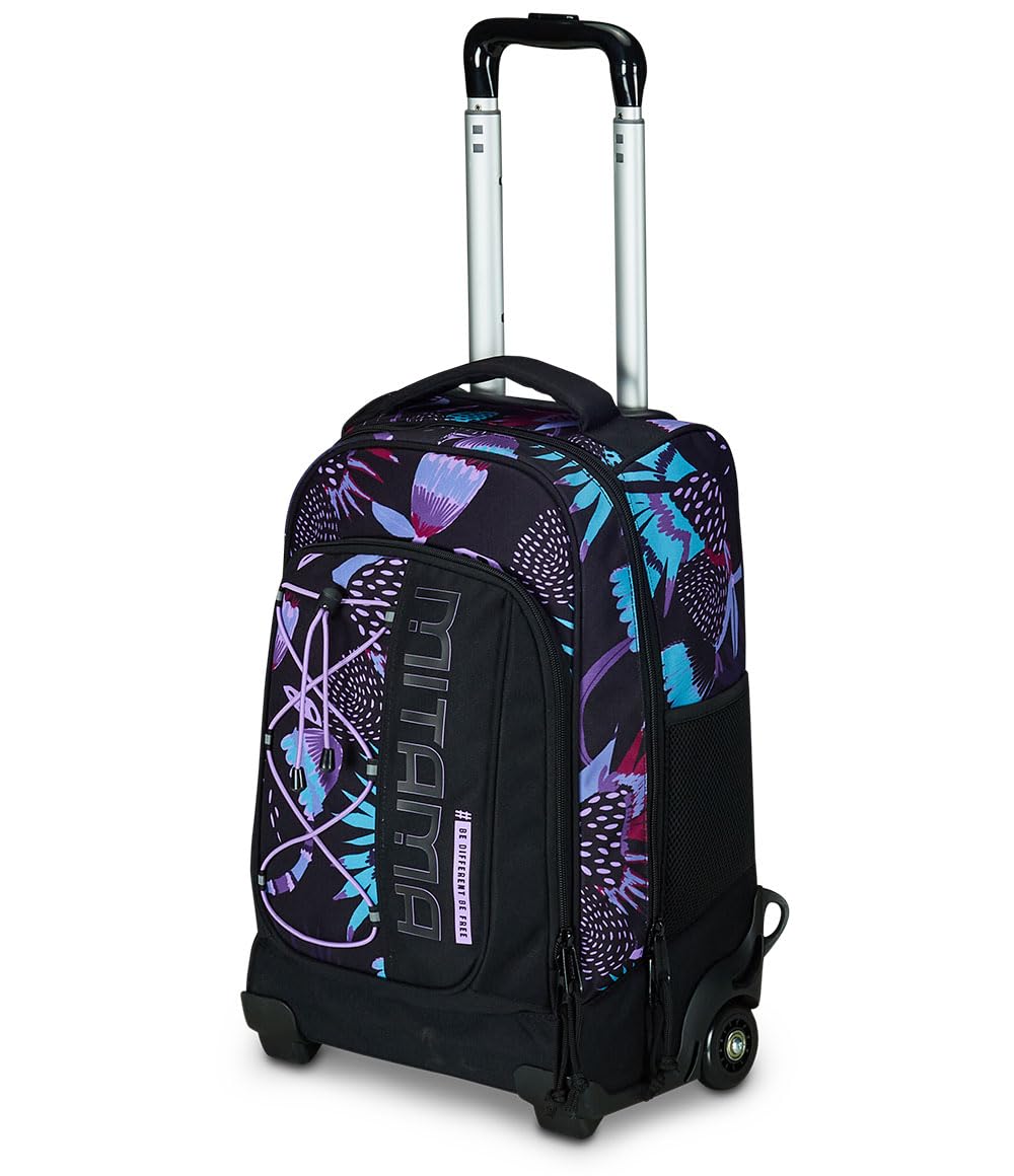 mitama-trolley-dr-purple-bloom-zaino-trolley-scuola-elementare-nero-e-viola image 4