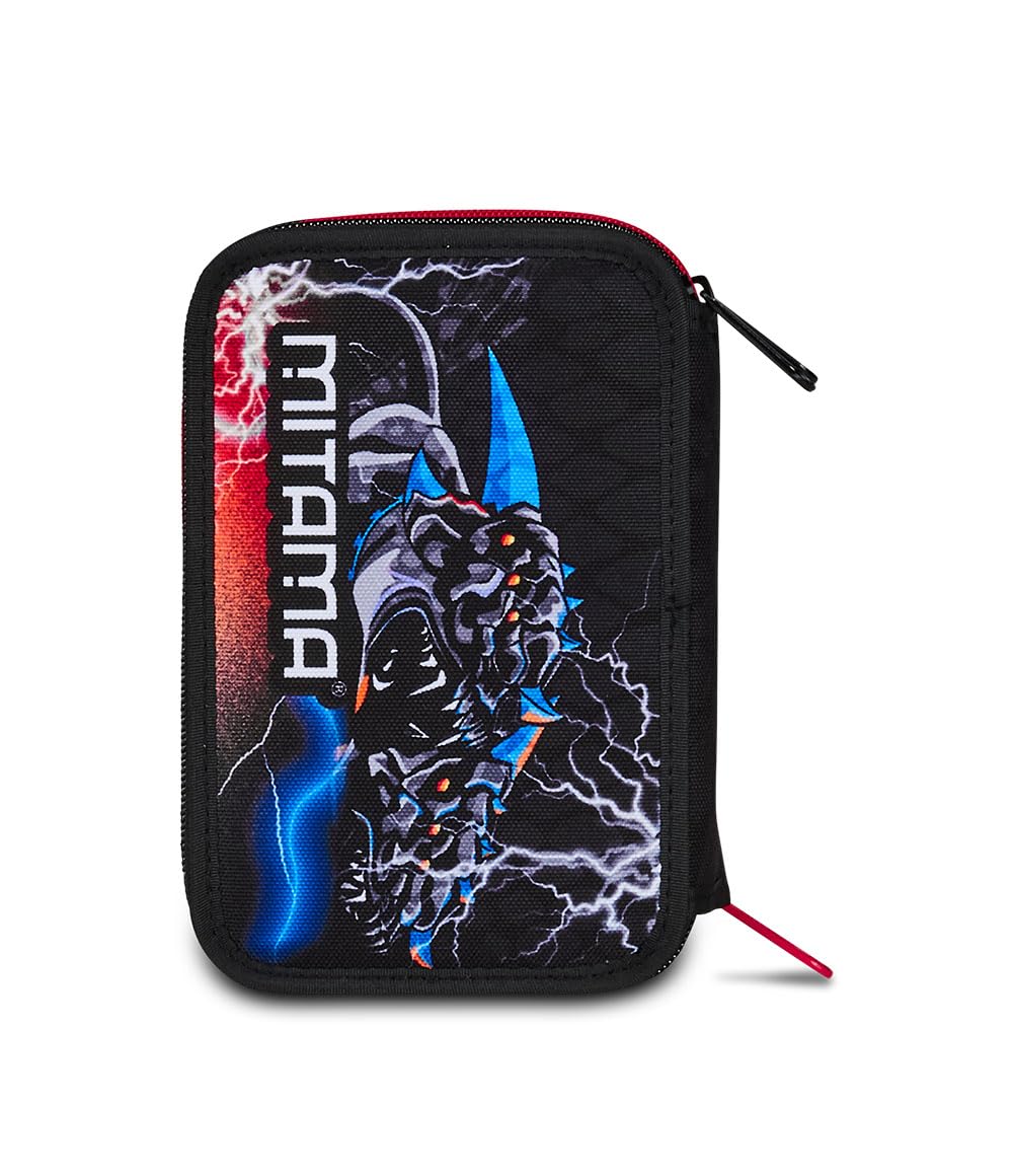 mitama-triplo-monster-bite-astuccio-scuola-3-scomparti-47-pezzi image 7