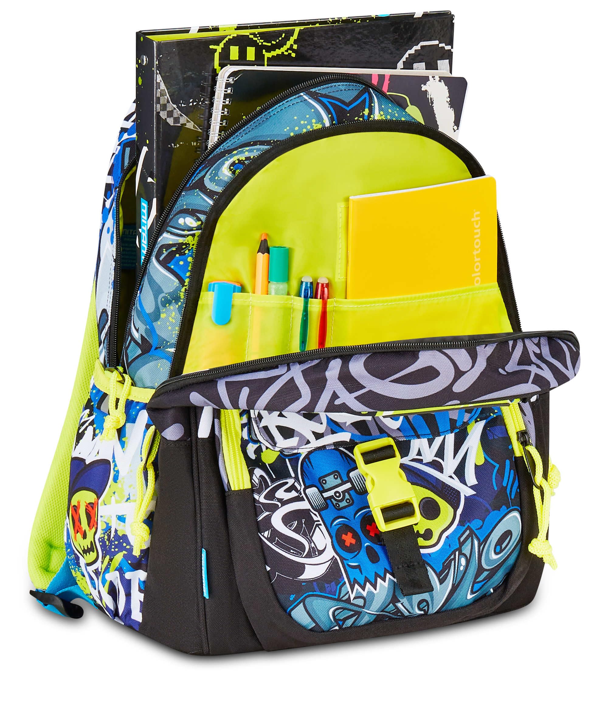 mitama-school-skate-new-plus-zaino-scuola-triplo-scomparto-30-l image 7