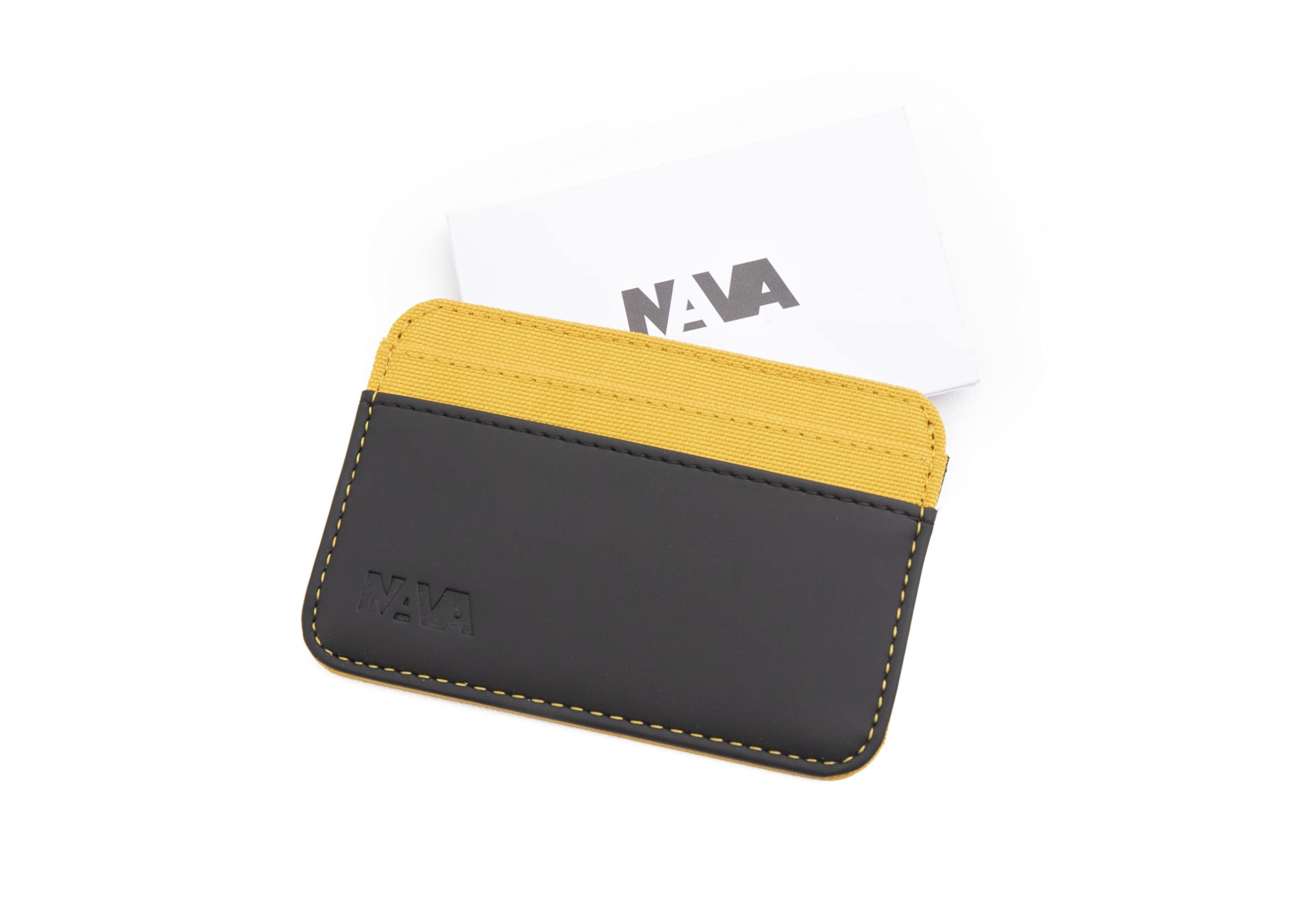 nava-design-twin-porta-carte-credito-4-tasche-rfid-giallo-7x10-cm image 4