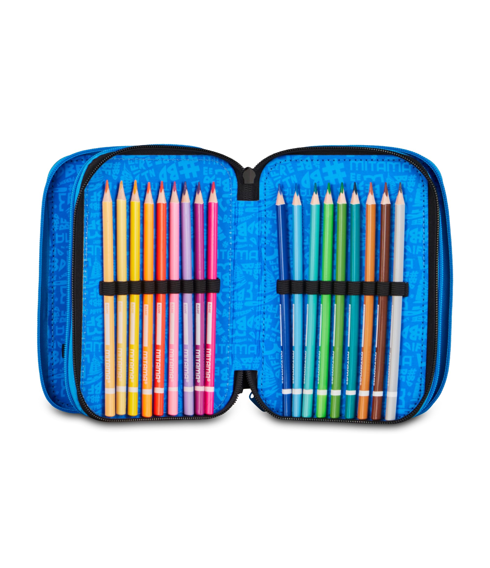 mitama-cooldino-astuccio-triplo-con-spinny-pen-47-pezzi-multicolore image 5
