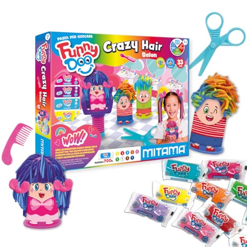 mitama-crazy-hair-salon-scatola-gioco-pasta-da-modellare-33-pezzi image 7