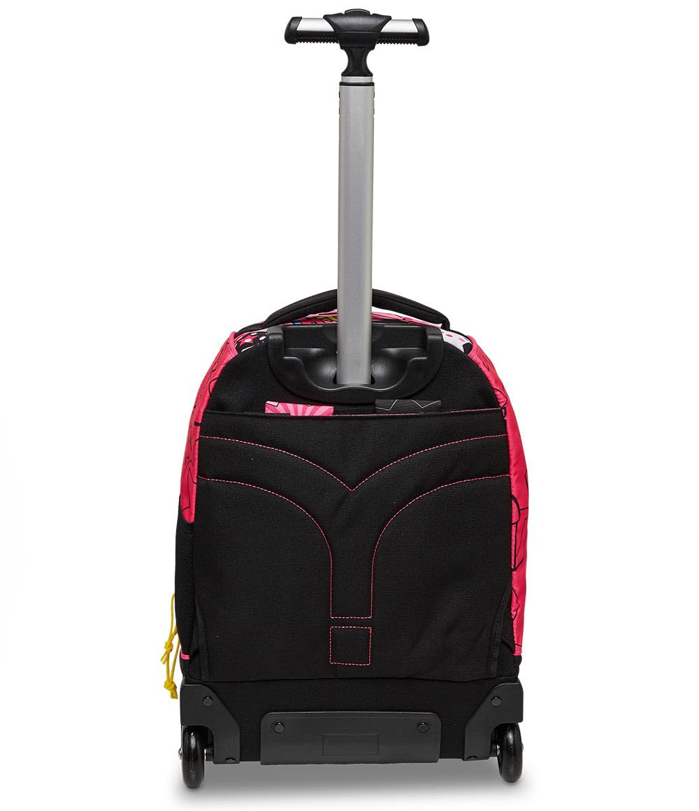 mitama-trolley-scuola-run-candy-boom-rosa-doppio-scomparto-33-l-impermeabile image 3