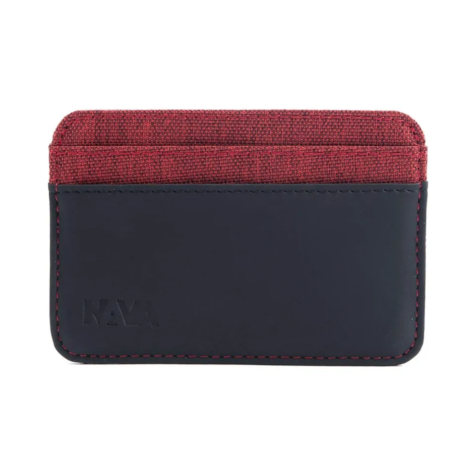 nava-design-twin-porta-carte-di-credito-4-tasche-rfid-7-x-10-cm-rosso image 1