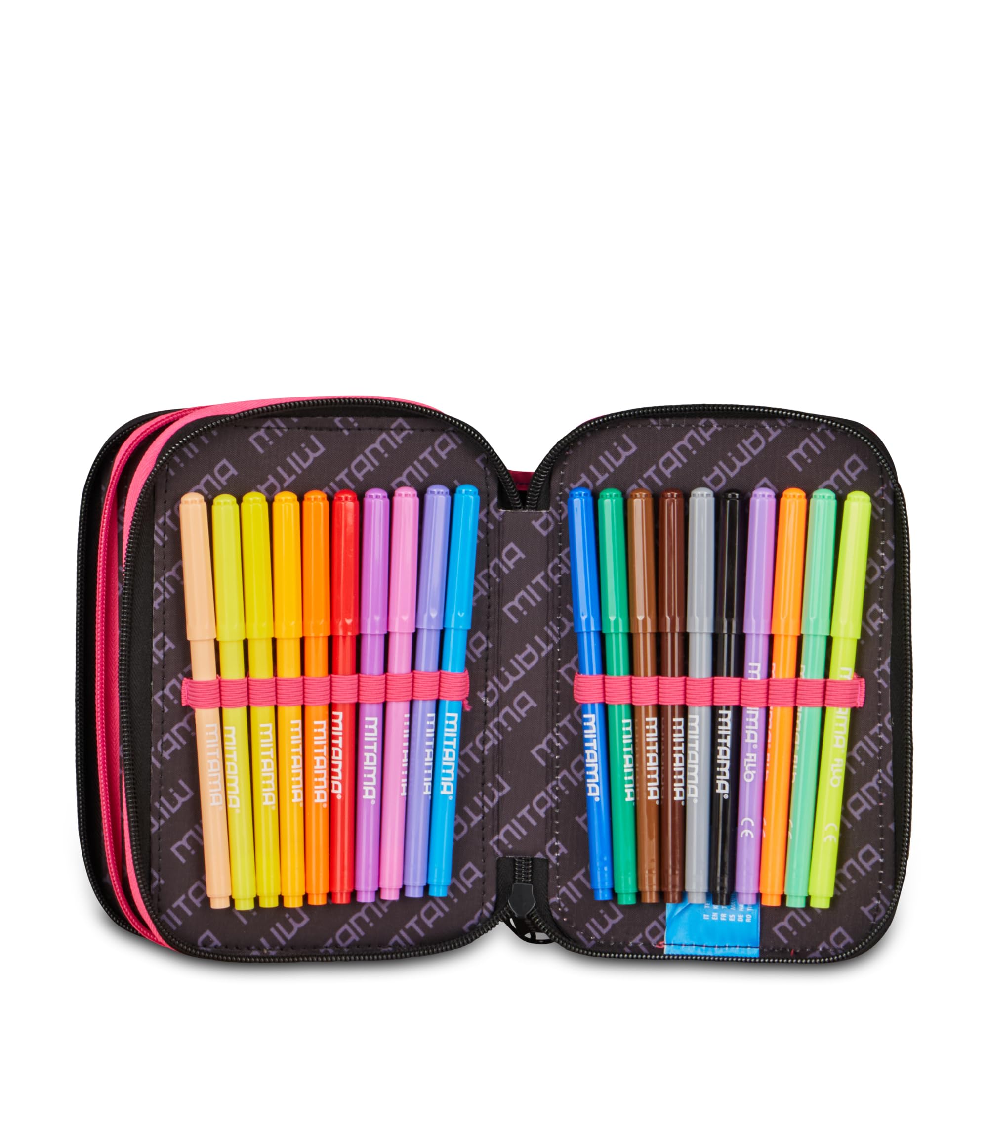 mitama-pinkcamu-astuccio-super-triplo-50-pezzi-con-spinny-pen-3-scomparti image 4
