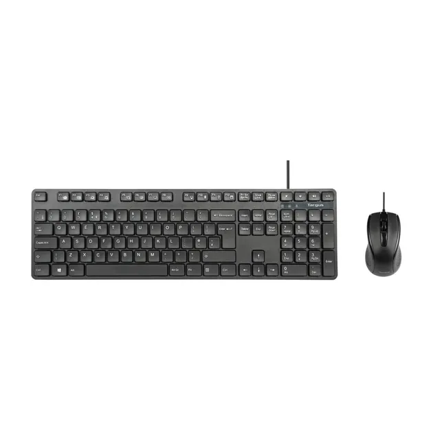 targus-combo-tastiera-e-mouse-con-filo-usb-full-size-layout-francese-nero image 1