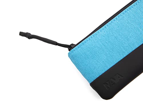 nava-design-twin-astuccio-con-zip-e-portachiavi-a-catena-celeste-7-x-12-x-1-cm image 7
