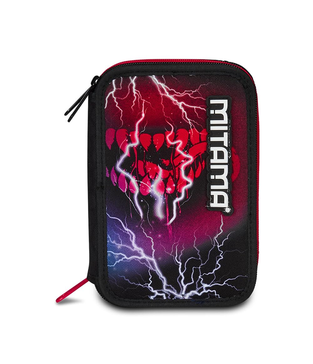 mitama-triplo-monster-bite-astuccio-scuola-3-scomparti-47-pezzi image 6