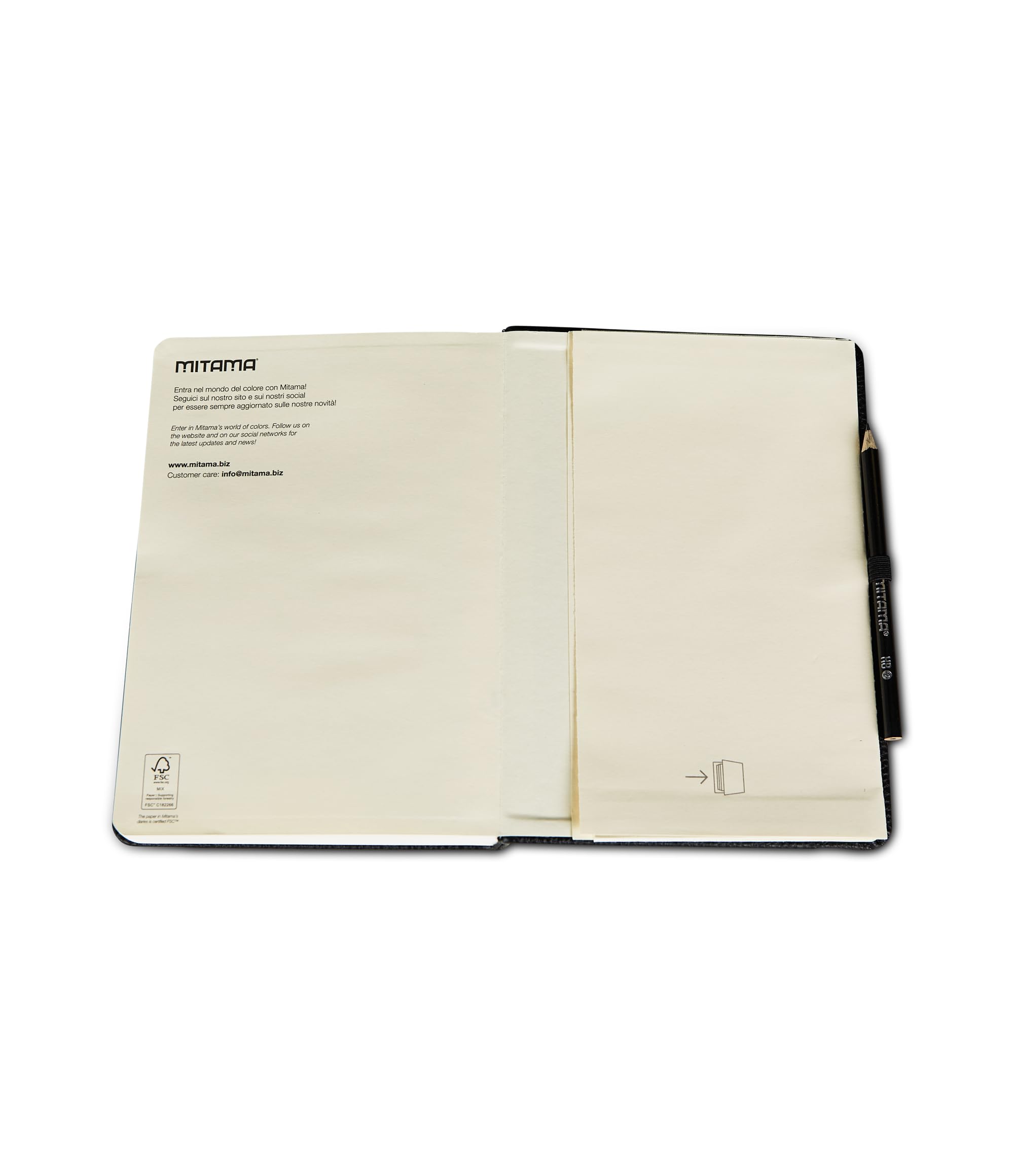 mitama-agenda-giornaliera-2026-elegance-eco-pelle-nero-15x21-cm image 4